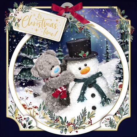3D Holographic It's Christmas Time Me to You Bear Christmas Card £2.69